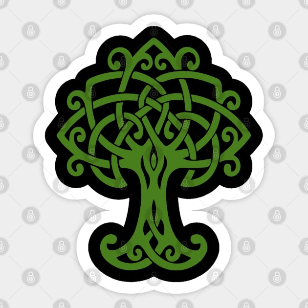 Tree Of Life Celtic Art Knot Sticker by taiche